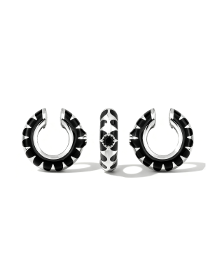 Black Enamel Ear Cuff