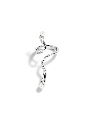 DUO PEARL RING