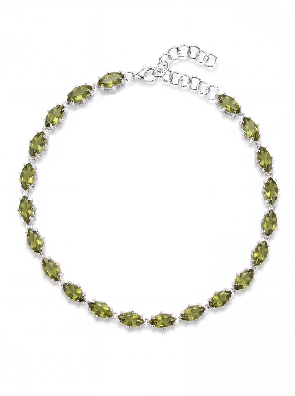Jaagravii Olivine Necklace