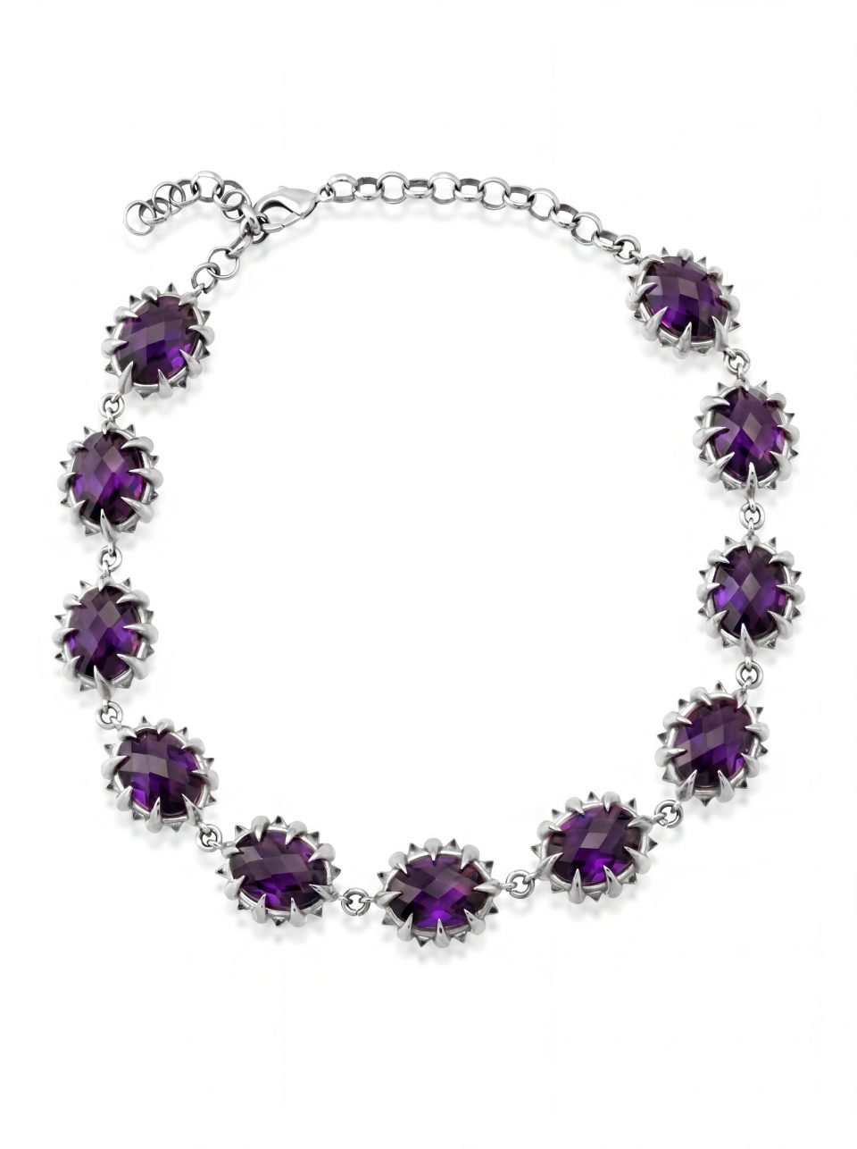 Jaagravii Aurelia Violet Necklace
